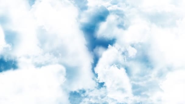 Nuages volant fond d'animation 