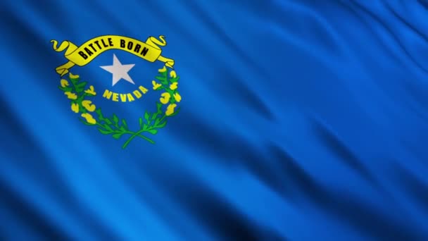 Bandera del Estado de Nevada — Vídeos de Stock