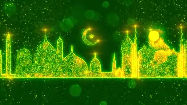 Ramadán pozadí — Stock video