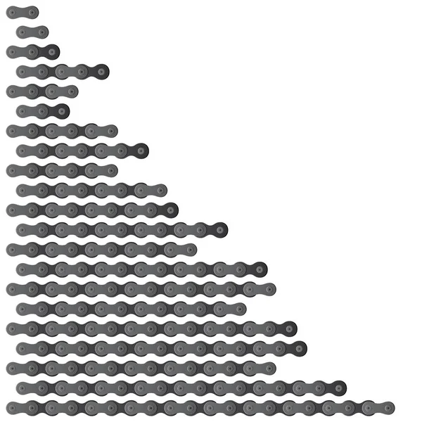 Chaîne de vélo vectorielle — Image vectorielle