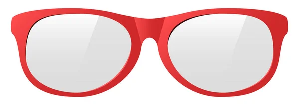 Вектор червоний сонцезахисні окуляри — стоковий вектор