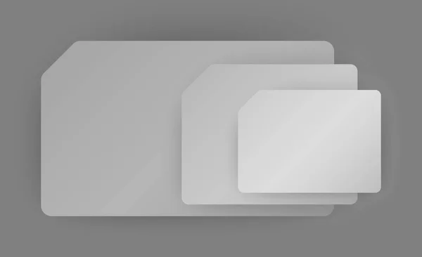 Set of vector sim card — 스톡 벡터