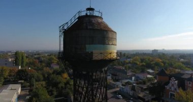 Su teknoloji Kulesi: Mykolayiv, Ukrayna Hava görünümünü ve eski bir metal tarafında