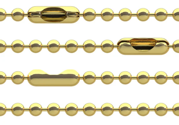 Seamless golden chain — Stock Photo, Image