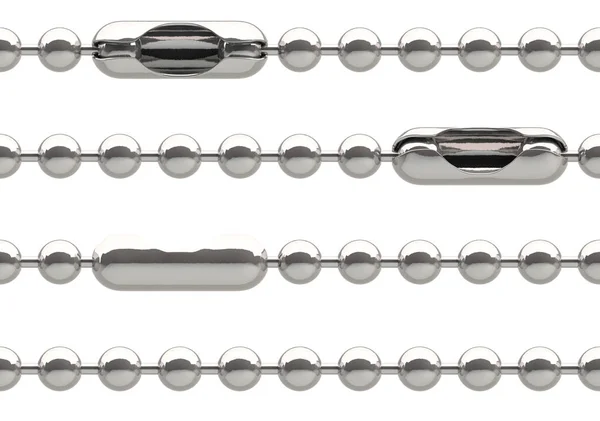 Seamless silver chain — Stock Photo, Image