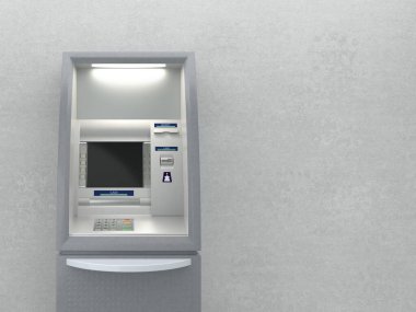 ATM makine duvar