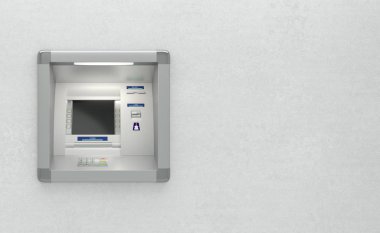 ATM makine duvar