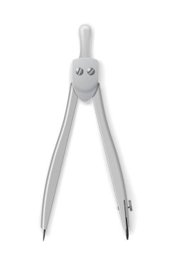 Gerçekçi çizim pusula