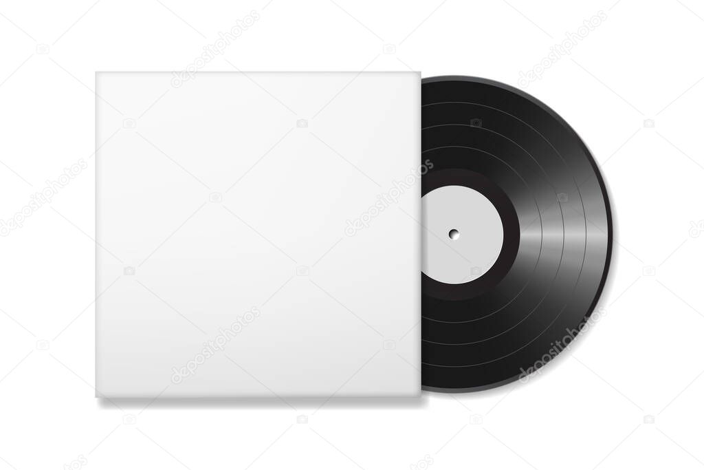 Blank vinyl disc