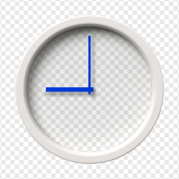 Reloj de pared realista — Vector de stock