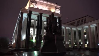 Moskova şehri Rusya sokak mimarisi
