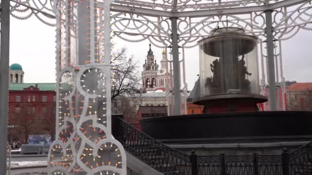 Ciudad Moscú Rusia Calle Arquitectura — Vídeos de Stock