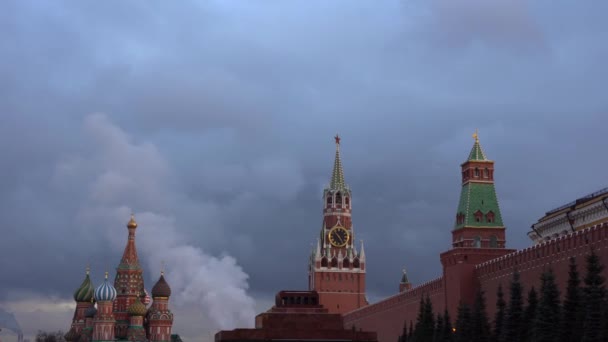 Ville Moscou Russie Architecture Rue — Video