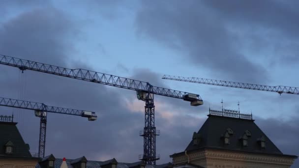Stad Moskva Ryssland Gata Arkitektur — Stockvideo