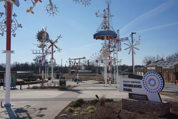  Vollis Simpson Whirligig Parkı Wilson, Kuzey Carolina, Usa - 26 Ocak 2019
