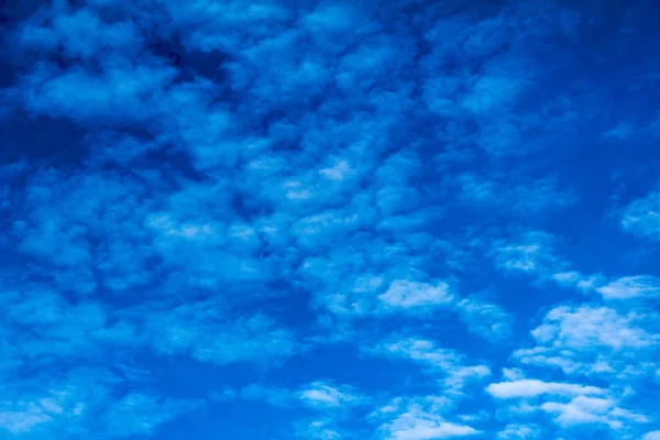 Blue morning sky with white clouds white clouds on blue sky