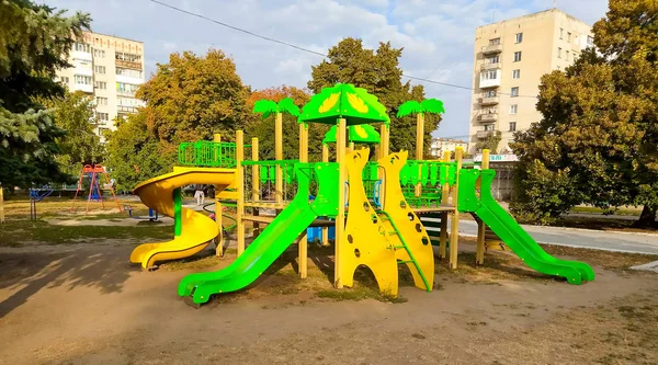 Parque infantil Parque infantil Parque infantil — Fotografia de Stock
