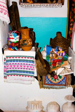 Eski nesneler müzesi. Eski ustaların eserleri.