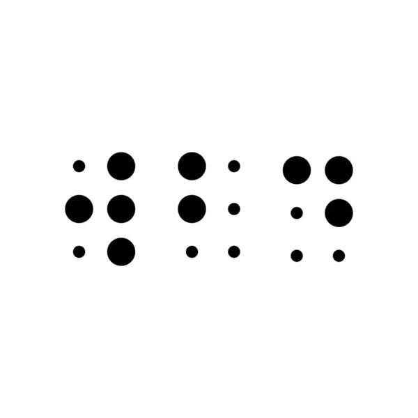 Design för årliga firandet av World Braille Day — Stock vektor