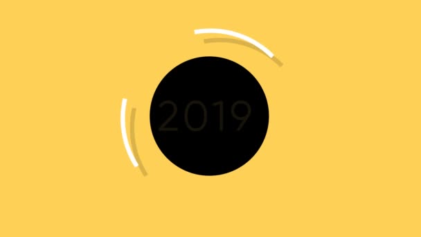 Happy New Year 2020 Motion Graphic — 비디오