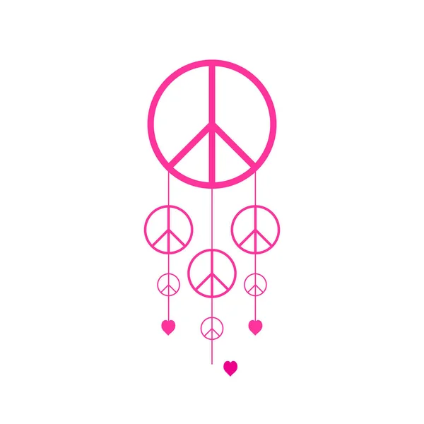 Símbolo de Paz Vector Icono. signo de paz icono — Vector de stock