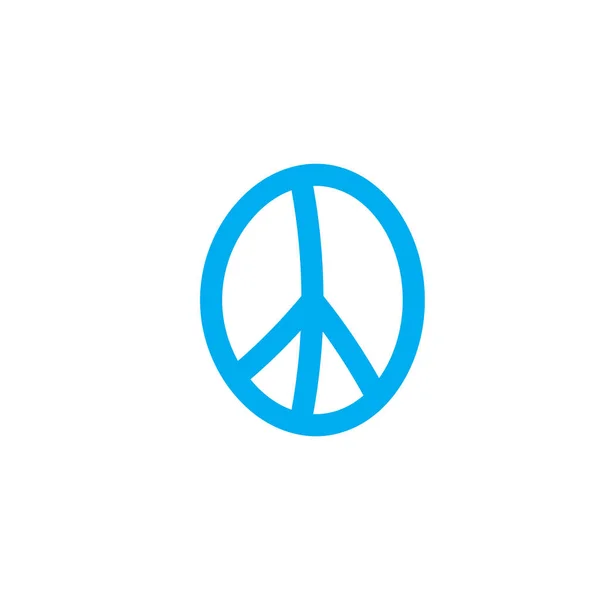 Peace Symbol Vector Icon. peace sign icon — 스톡 벡터