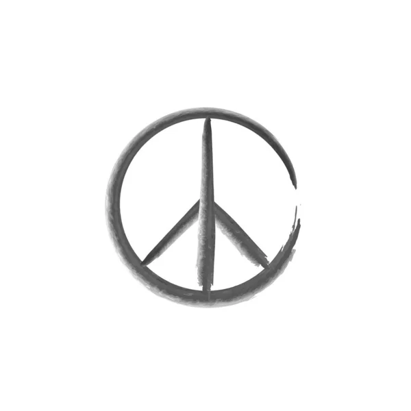 Peace Symbol Vector Icon. peace sign icon — 스톡 벡터