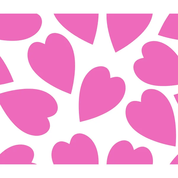 Heart love seamless pattern background. — ストックベクタ