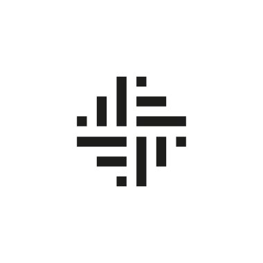 Logo design with woven icon