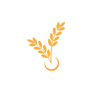 Business Logo Design with Wheat Icon