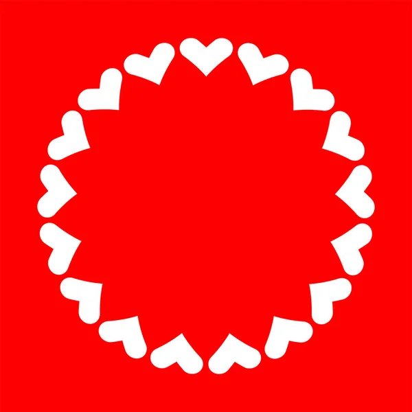 Diseño para celebrar el evento anual del día de San Valentín . — Vector de stock