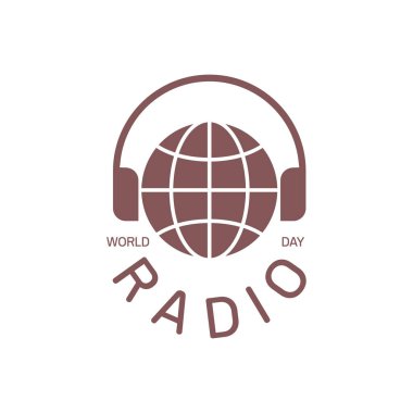 : Dünya Radyo Günü Logo Tasarımı Konsepti