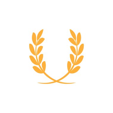 Buğday ya da arpa kulağı. Buğday hasadı, pirinç sapı ve tam ekmek tanecikleri veya tarla tahıllı çavdar tohumu Kulak sembolü.