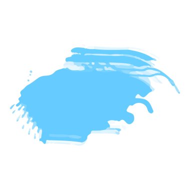 Promosyon tasarımı veya herhangi bir tasarım için vektör biçiminde gerçekçi renkli fırça darbeleri