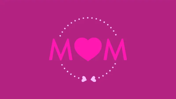 Happy Mother Day Greeting Vector Illustration Any Design — Stockový vektor