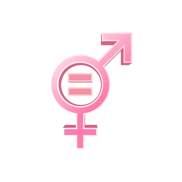 Chacun Pour Logo Equal Design Typographique Pour Célébrer Journée Internationale — Image vectorielle