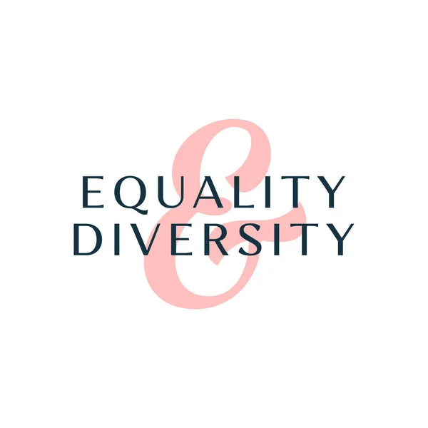 Her Biri Mart Uluslararası Kadın Günü Kutlamak Için Eşit Logografi — Stok Vektör