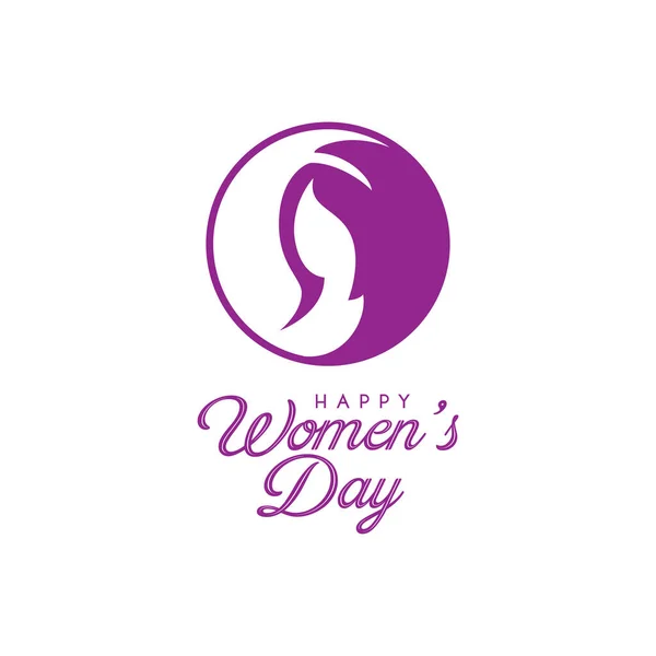 Greeting Design Celebrating International Woman Day March 8Th Vector Illustration — Stock Vector