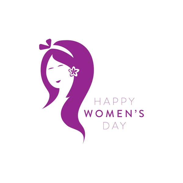 Greeting Design Celebrating International Woman Day March 8Th Vector Illustration — Stock Vector