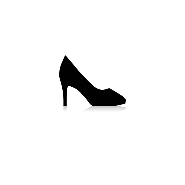 Frau Schuhe Logo Design Vektorvorlage Schöne Schuhe Logo Illustration — Stockvektor