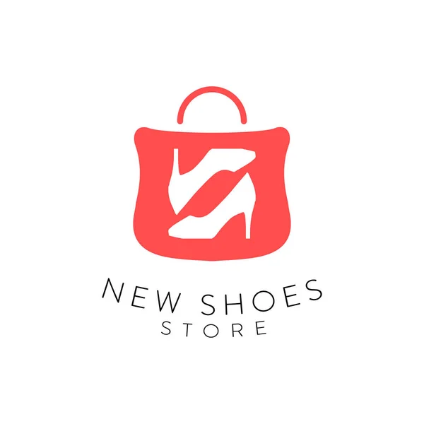 Donna Scarpe Logo Modello Vettoriale Progettazione Splendide Scarpe Logo Illustrazione — Vettoriale Stock