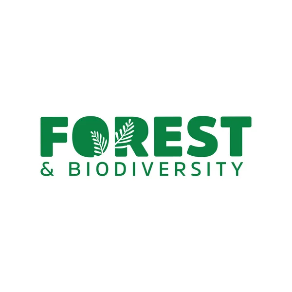 Ontwerp Voor Het Vieren Van Internationale Dag Van Het Bos — Stockvector