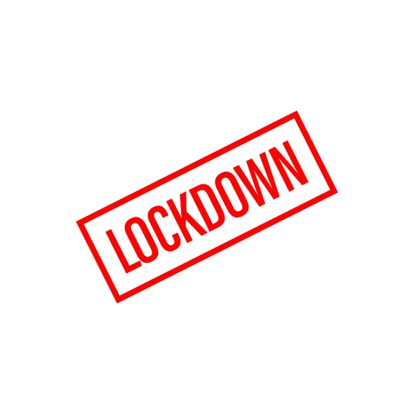 Lockdown Text Infographics Global Pandemic Health Warning Concept Novel Coronavirus — Stock Vector