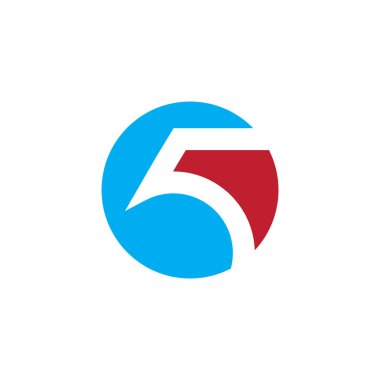 5 Numaralı Logo Tasarımı