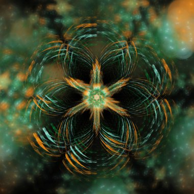   Yaratıcı tasarım projesi veya herhangi bir tasarım için dijital soyut çizimler