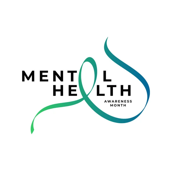 Mental Health Awareness Month in May. Annual campaign in United States. Raising awareness of mental health. Control and protection. Prevention campaign. Medical health care design.