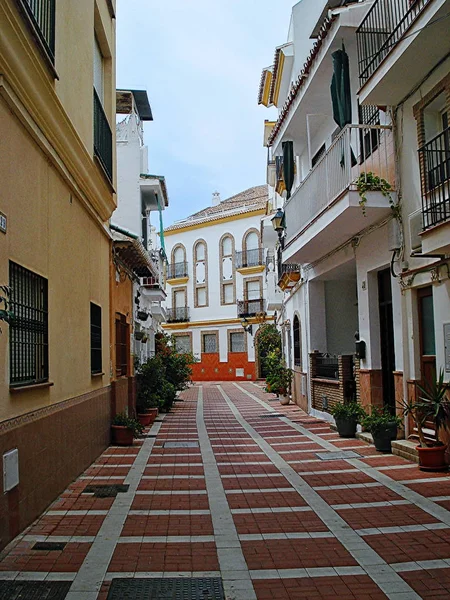 Torremolinos street in Carihuela district