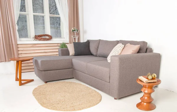 Sofas di bagian interior — Stok Foto