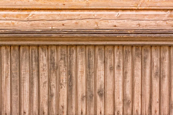 Painéis de madeira de uma casa estoniana — Fotografia de Stock