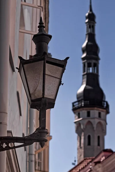 Old Lantern In Tallinn — Stock Photo, Image